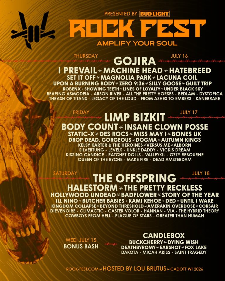 Rock Fest 2026 Brings A Thunderous Three-Day Rock Takeover To Wisconsin