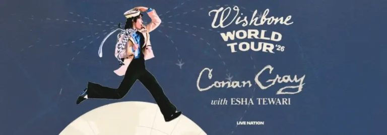 Conan Gray Announces 2026 Global Arena ‘Wishbone’ World Tour With Special Guest Esha Tewari