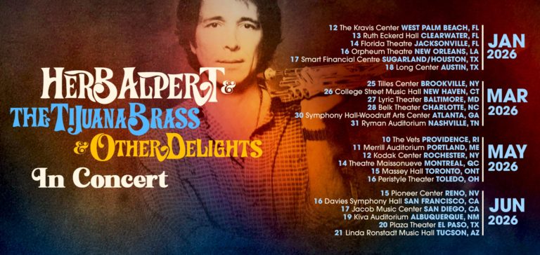 Herb Alpert Commemorates Six Decades Of ‘Whipped Cream’ With A Massive 2026 World Tour