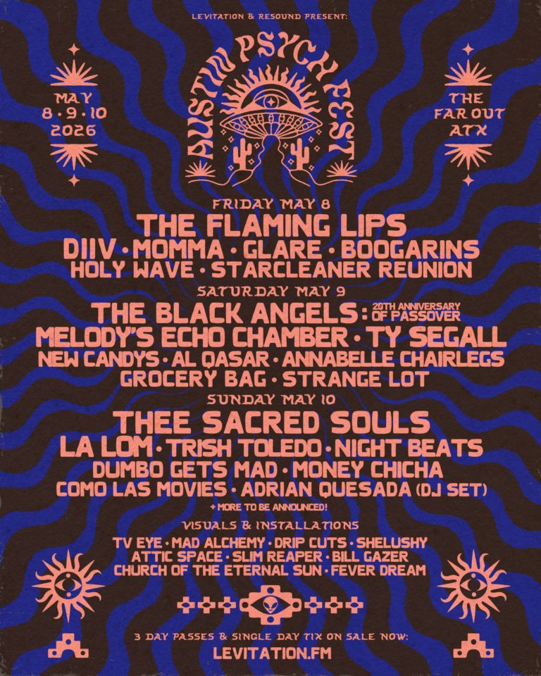 Austin Psych Fest 2026 Reveals Three-Day Lineup