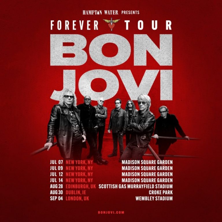 Bon Jovi Returns To The Global Stage For “The Forever Tour” Kicking Off In New York