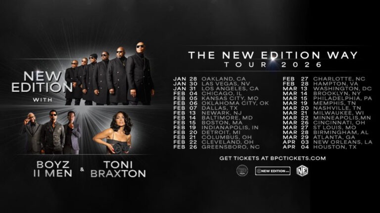 New Edition, Boyz II Men, and Toni Braxton Unite For “The New Edition Way Tour”