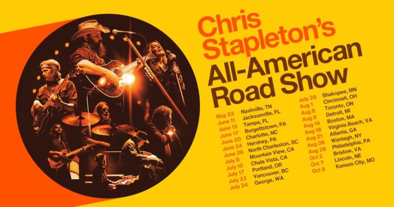 Chris Stapleton Expands All-American Road Show With Over 20 New Dates Through October