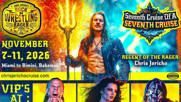 Chris Jericho Announces Rock N’ Wrestling Rager At Sea: The Seventh Cruise Of A Seventh Cruise Sailing November 2026