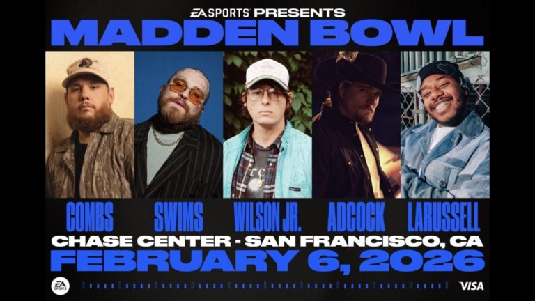 Luke Combs, Teddy Swims, Stephen Wilson Jr. Set To Perform At EA Sports Madden Bowl