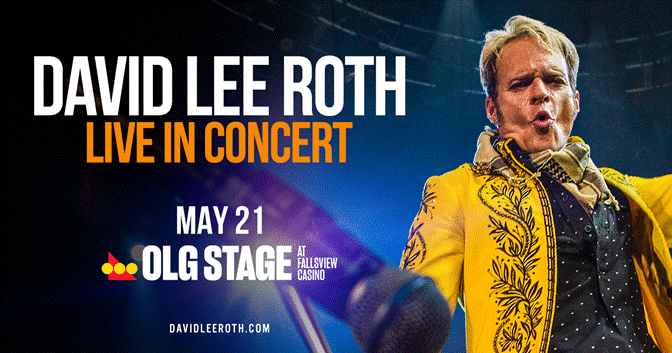 “It’s Showtime” with David Lee Roth at OLG Stage at Fallsview Casino this May