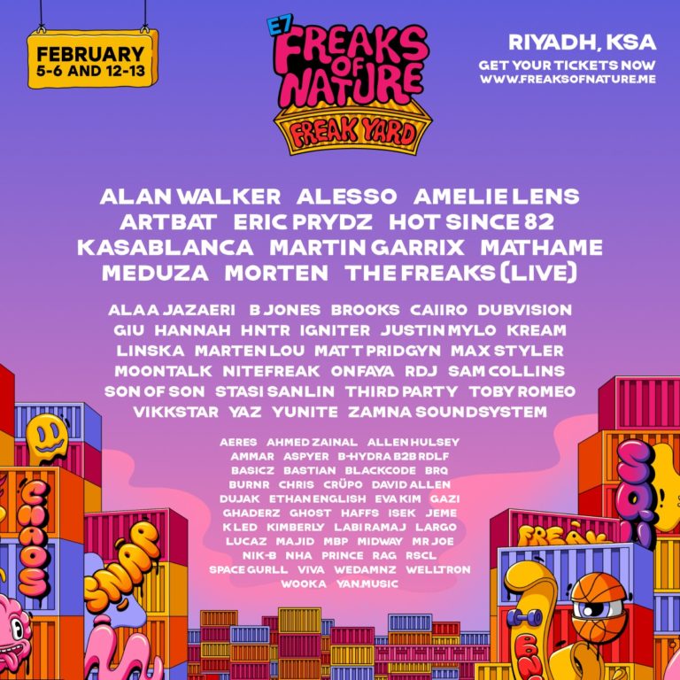 Eric Prydz, Hot Since 82, Kasablanca, Martin Garrix & Mathame Announced For Freaks Of Nature Festival 2026