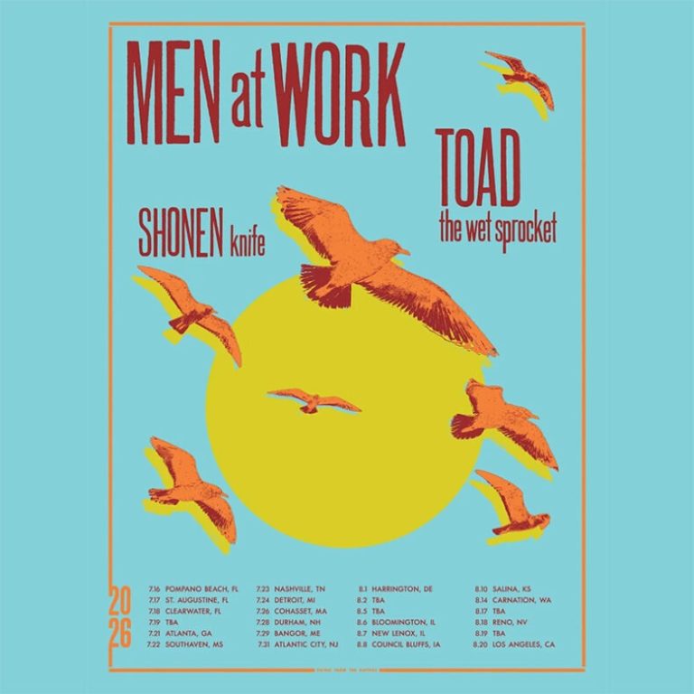 Men At Work Announce Summer 2026 U.S. Tour With Toad The Wet Sprocket And Shonen Knife