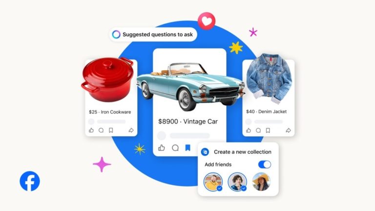 Facebook Marketplace Introduces Social Shopping Features and AI-Powered Tools