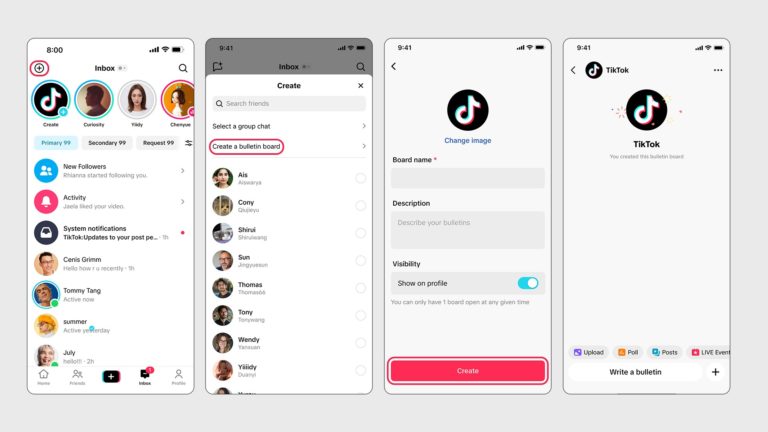 TikTok Launches Bulletin Board Feature for Creator-Fan Communication