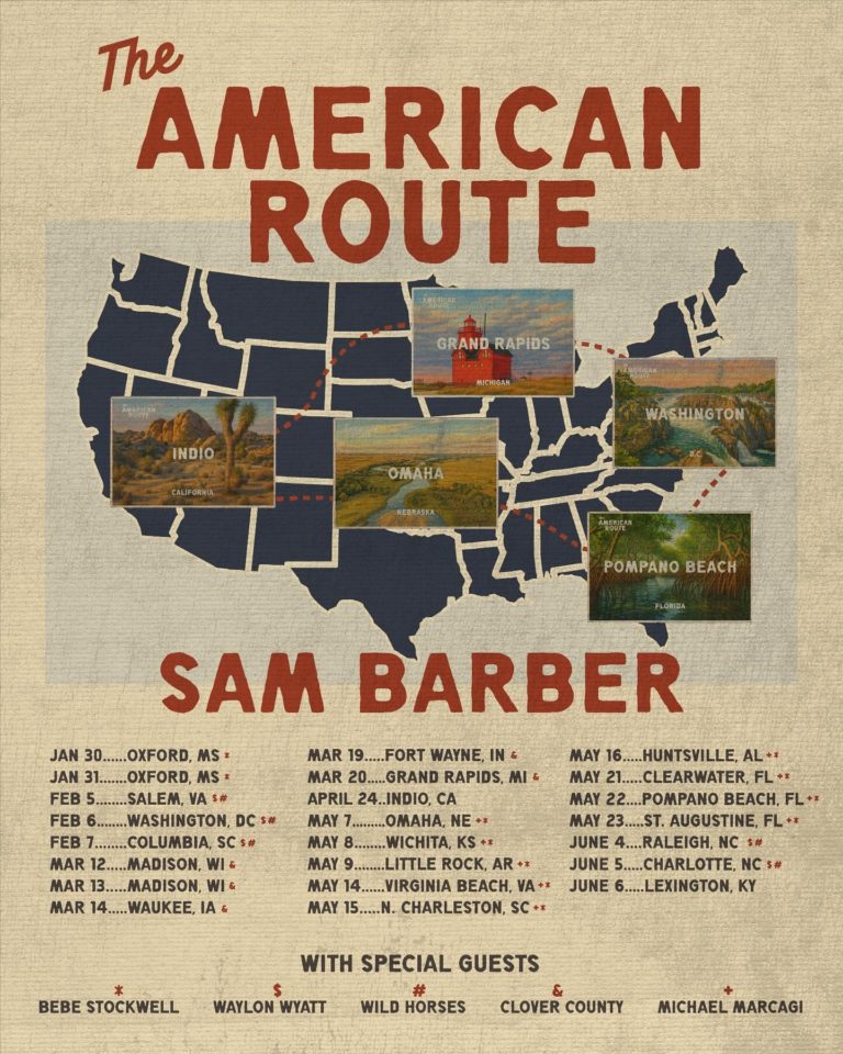 Sam Barber Announces “The American Route” US Headline Tour