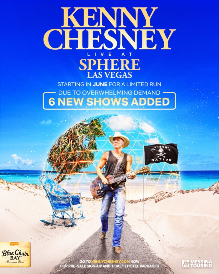 Kenny Chesney Returns To Vegas Sphere For June 2026 Residency With Deep Catalogue Cuts