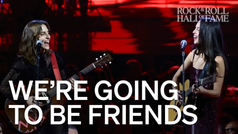 Video: Olivia Rodrigo and Feist Honor The White Stripes at Rock Hall 2025 Induction