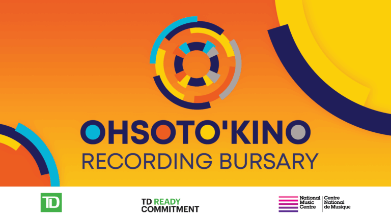 National Music Centre Opens 2026 OHSOTO’KINO Recording Bursary Applications For Indigenous Artists