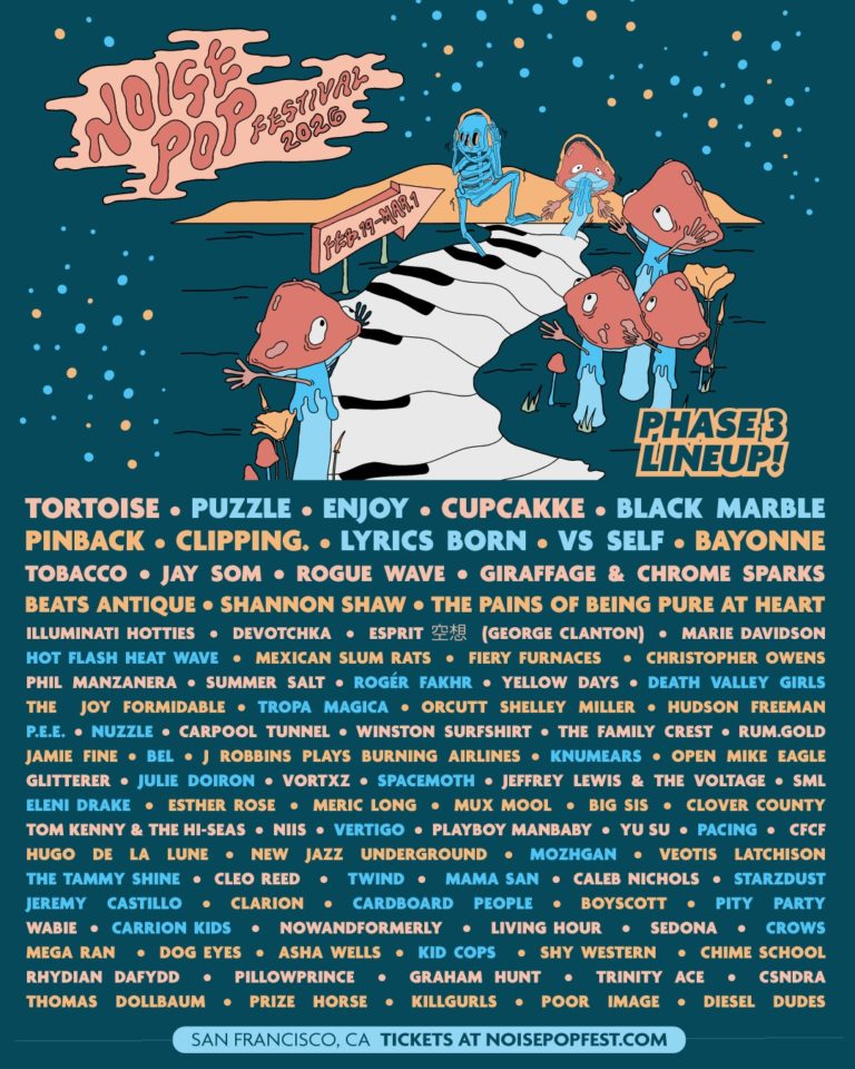 Noise Pop Festival Unveils Phase 3 Lineup For 33rd Annual Celebration