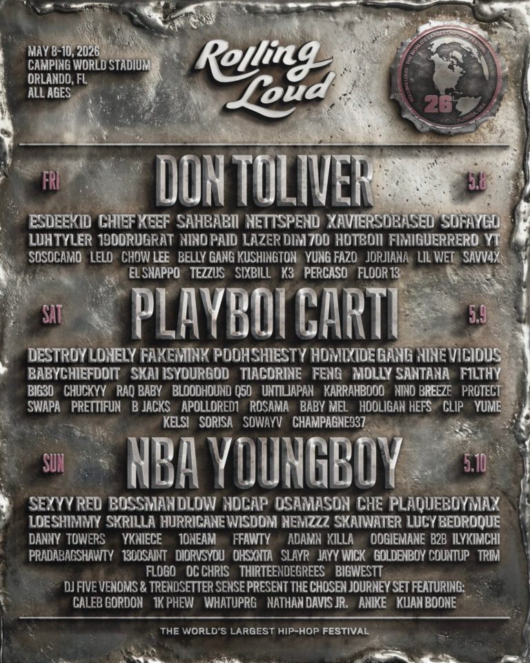 Rolling Loud Orlando 2026 Ushers In A New Era With Playboi Carti, YoungBoy Never Broke Again, Don Toliver