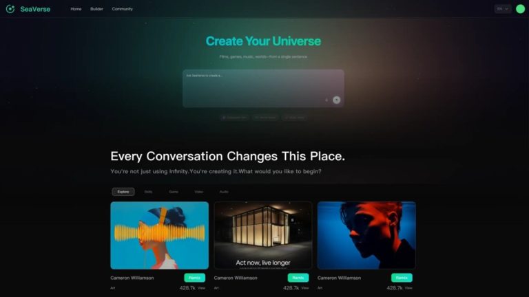 SeaVerse Launches World’s First AI Native Platform, “All in AI Native” Leads the Forward-Looking Revolution in AI Creation