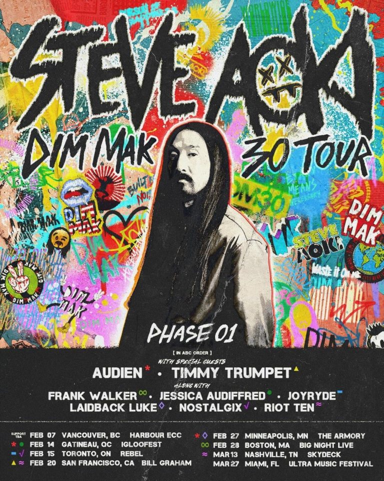 Steve Aoki Announces “Dim Mak 30th Anniversary Tour”