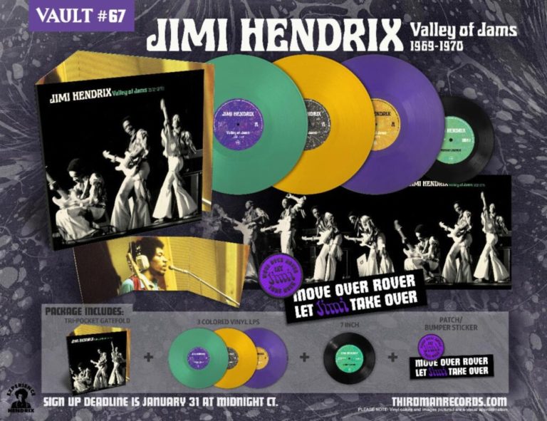 Third Man Records Celebrates Jimi Hendrix With Vault Collection ‘Valley Of Jams 1969-1970’