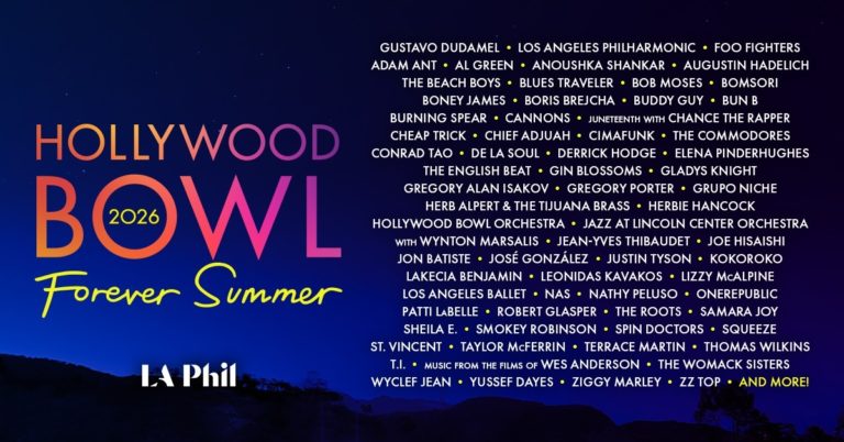 LA Philharmonic Reveals Star Studded 2026 Hollywood Bowl Season With Beach Boys And Foo Fighters
