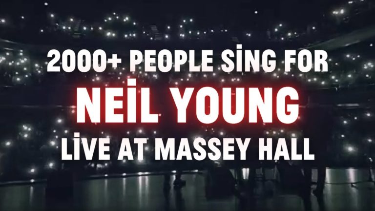 Choir! Choir! Choir! Celebrates Neil Young’s 80th Birthday With Massey Hall Singalong Video
