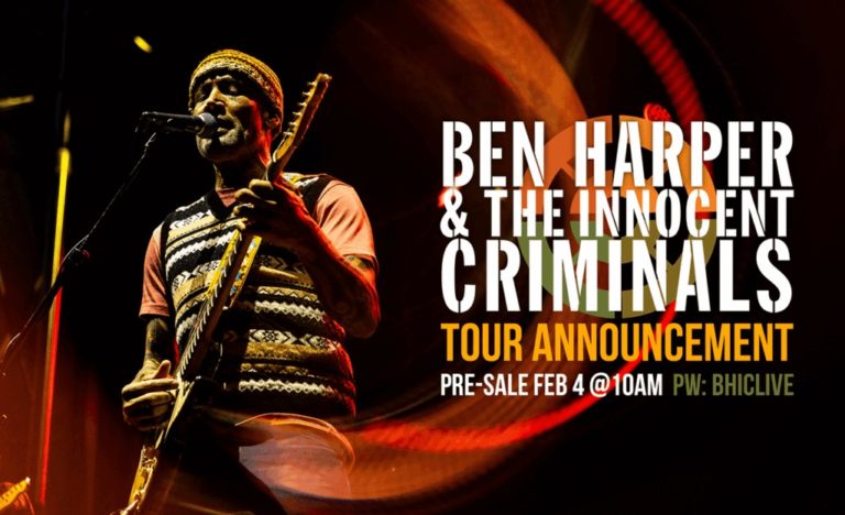 Ben Harper And The Innocent Criminals Announce Expansive 2026 World Tour Across Europe And United States