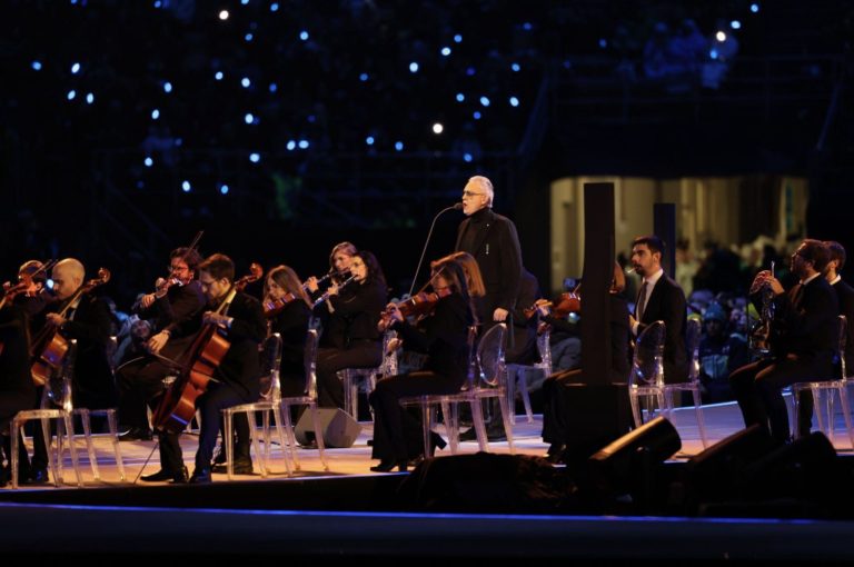 Andrea Bocelli Performs “Nessun Dorma” At Olympic Opening Ceremony Before Starting Romanza Anniversary Tour