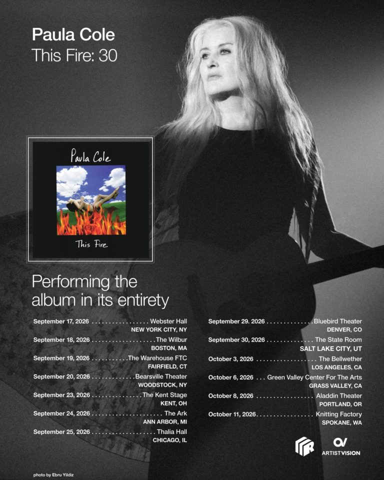 Paula Cole Announces 30th Anniversary Tour Celebrating ‘This Fire’ Album In Fall 2026