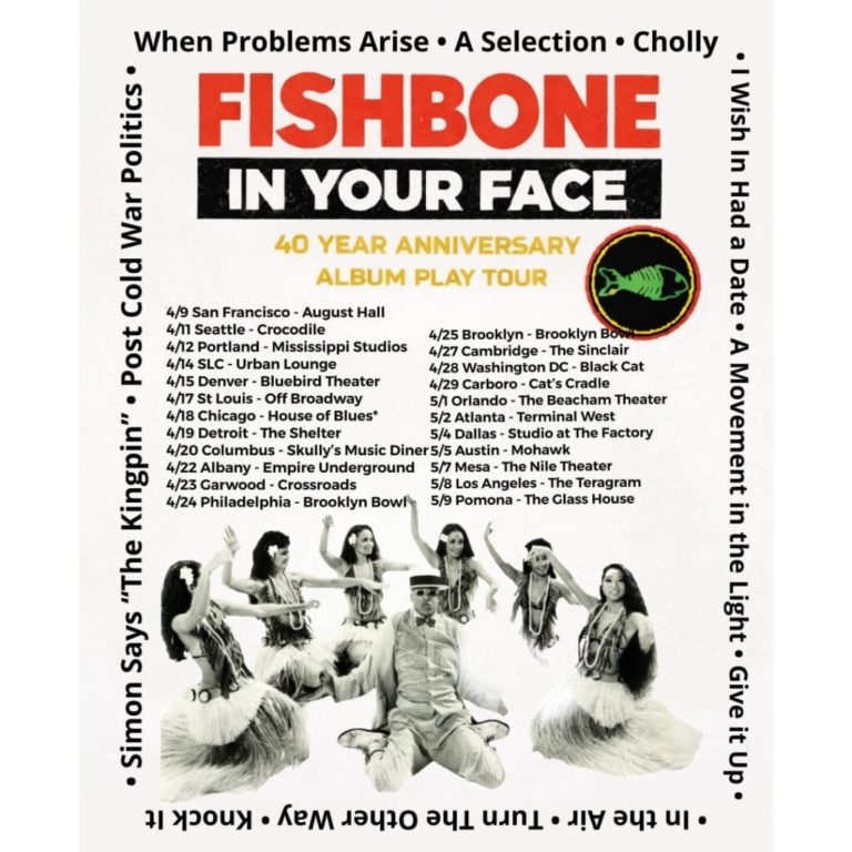 Fishbone Celebrates 40 Years Of Their Debut With A Massive Double Vinyl And Tour
