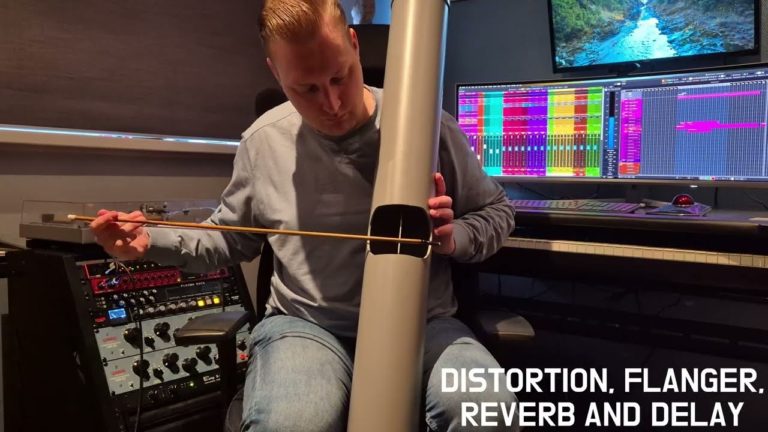 Jelle Dittmar Performs Rhythmic New Composition Using Custom Drainpipe Instrument