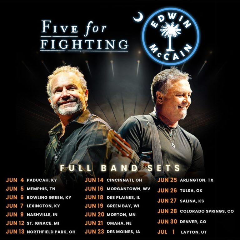 Five For Fighting And Edwin McCain Announce Summer Co-Headline Tour This June