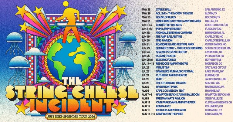 The String Cheese Incident Announces 33-Date ‘Just Keep Spinning’ Tour Across America