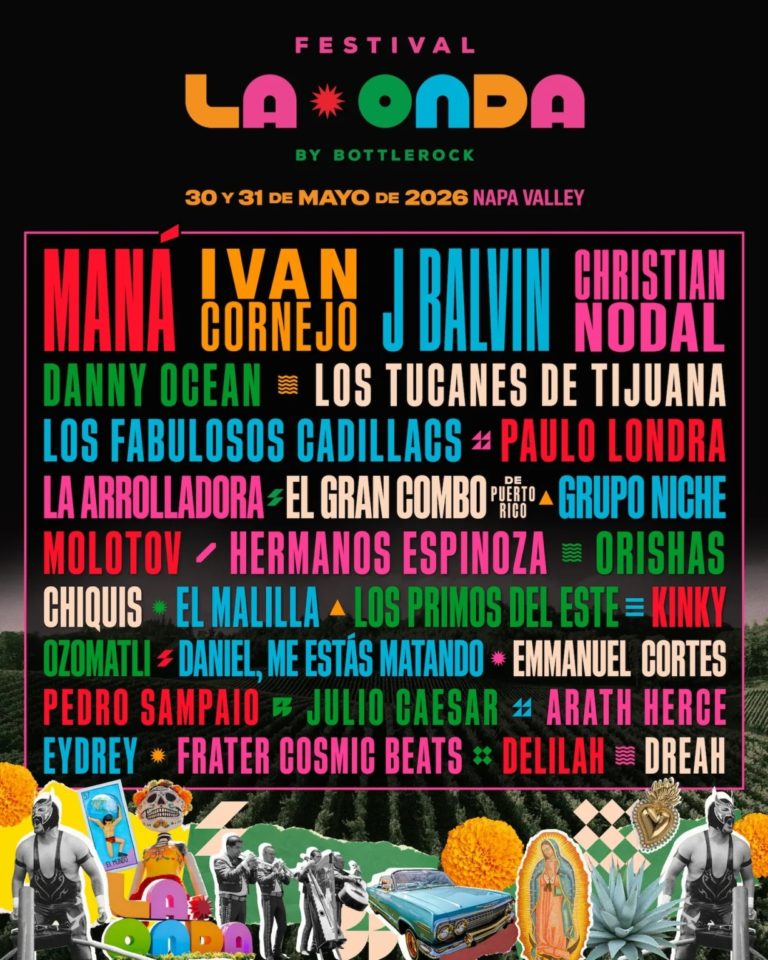 La Onda Festival Announces Maná, Christian Nodal, J Balvin And Ivan Cornejo As 2026 Headliners