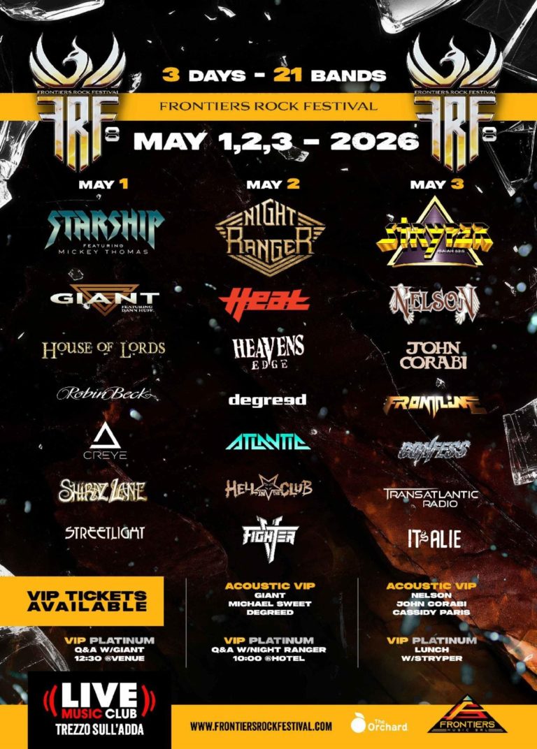 Night Ranger And H.E.A.T. Lead Frontiers Rock Festival 2026 In Milan