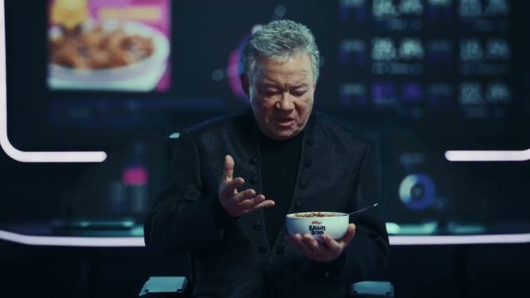 William Shatner Stars As Will Shat In New Kellogg Raisin Bran Super Bowl Commercial