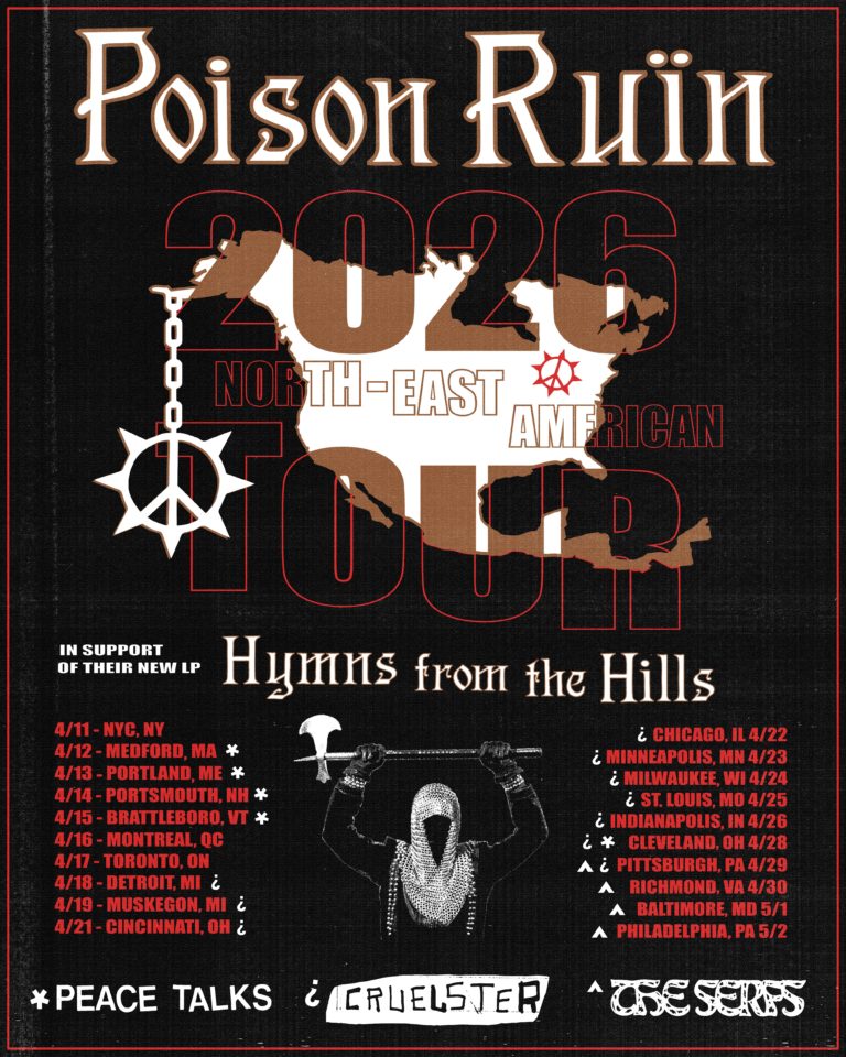 Poison Ruin Announce Spring North American Tour Following ‘Hymns From The Hills’