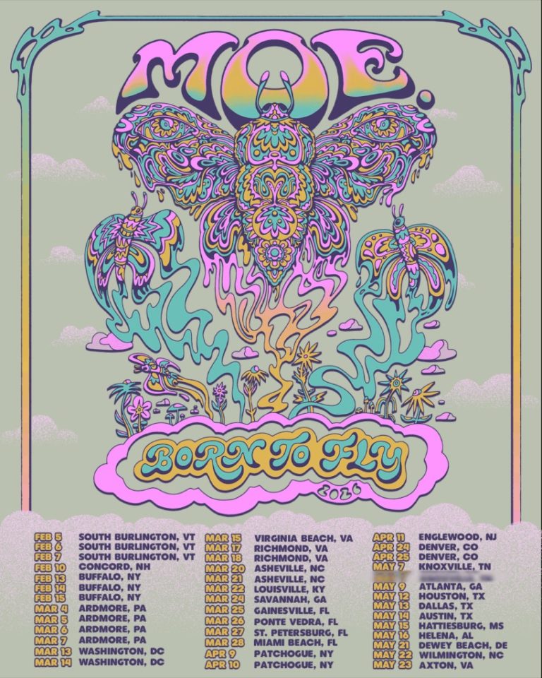 Moe. Announces Born To Fly Tour 2026 With Multi-Night Runs And Eddie’s Hugs Partnership
