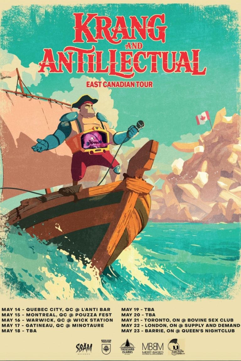 Dutch Punk Veterans Antillectual Announce 10-Date Eastern Canada Tour With Czech Outfit Krang