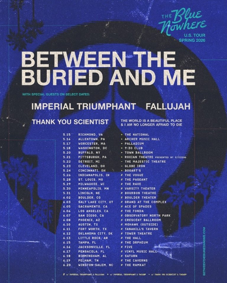 Between the Buried and Me Announce 31-Date US Tour