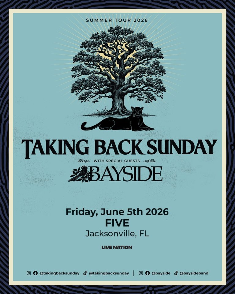 Taking Back Sunday Announces Summer Tour With Bayside Beginning May 31 In Dewey Beach