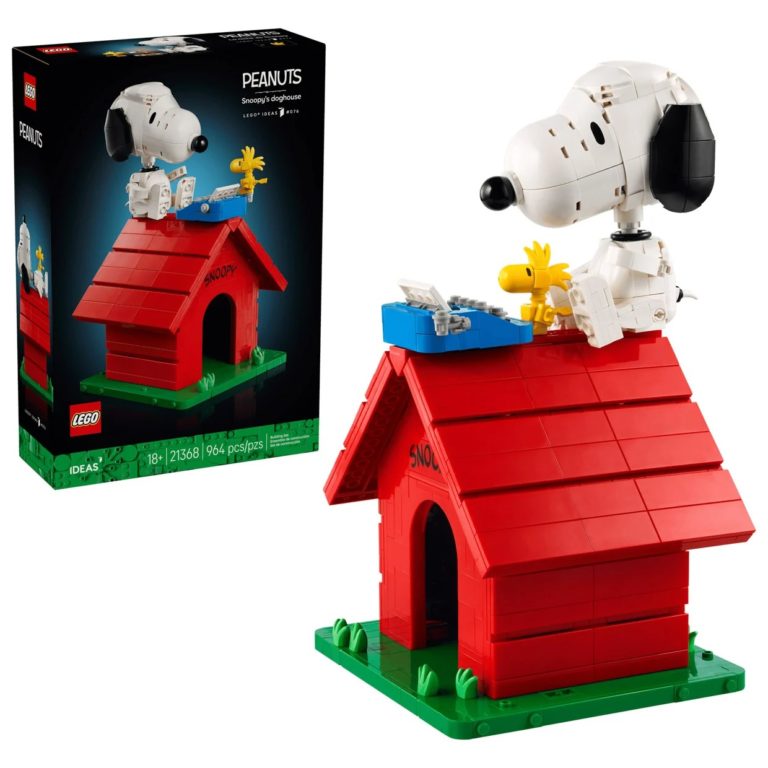 Build Nostalgic Joy With LEGO Ideas Peanuts Snoopy’s Doghouse Set