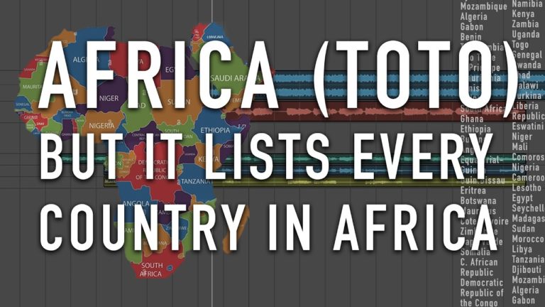 There I Ruined It Maps Toto Classic “Africa” Country By Country