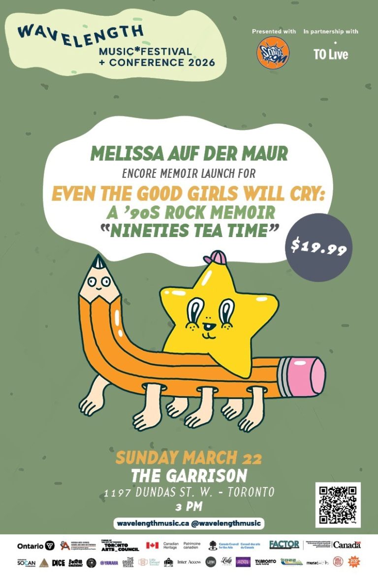 Wavelength Announces Melissa Auf der Maur Encore Launch For ‘Even the Good Girls Will Cry: A ’90s Rock Memoir’ March 22 At The Garrison