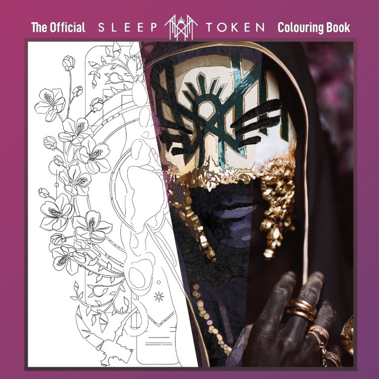 Art House Rock N’ Roll Colouring Unveils Official Sleep Token ‘Even in Arcadia’ Coloring Book