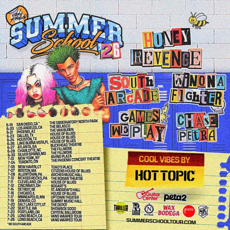 Honey Revenge, South Arcade, Games We Play, Winona Fighter, And Chase Petra Headline “idobi Radio Summer School Tour”