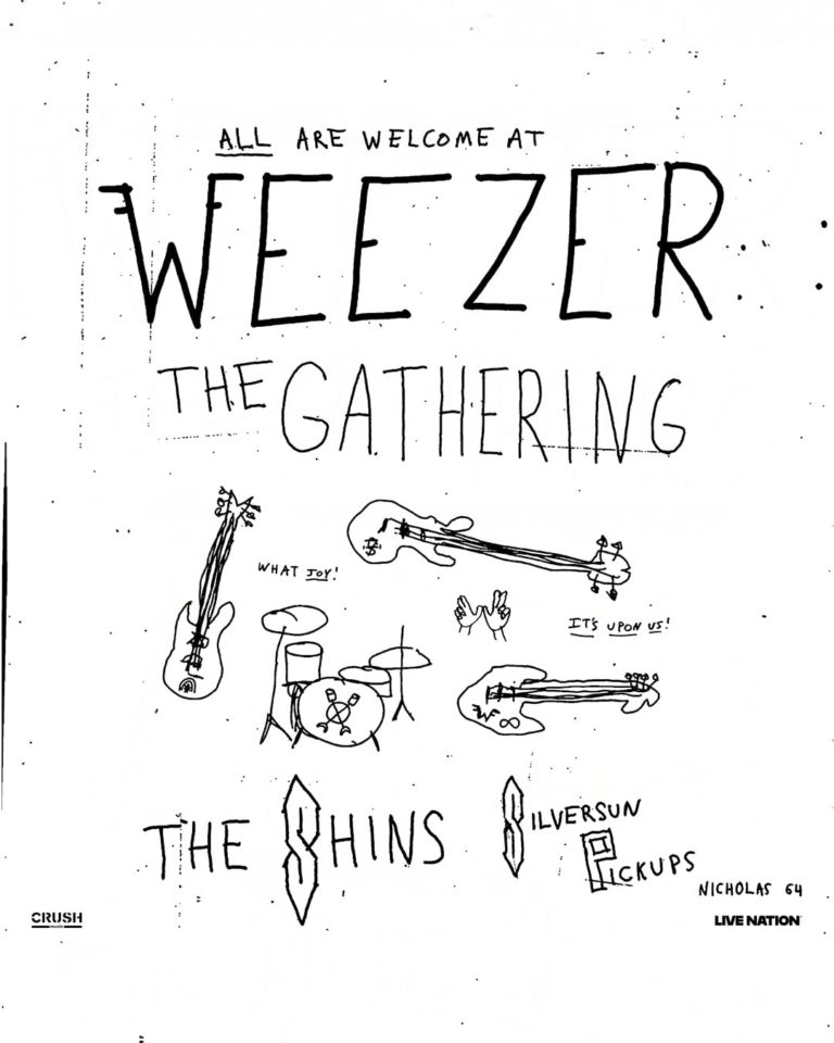 Weezer’s “The Gathering” Brings The Shins And Silversun Pickups To 32 Arena Dates To The U.S. And Canada