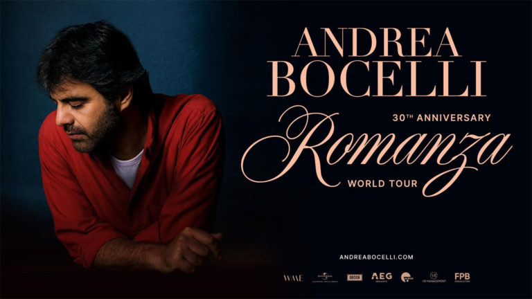 Andrea Bocelli Brings The Romanza 30th Anniversary World Tour To Madison Square Garden, Hollywood Bowl And Red Rocks