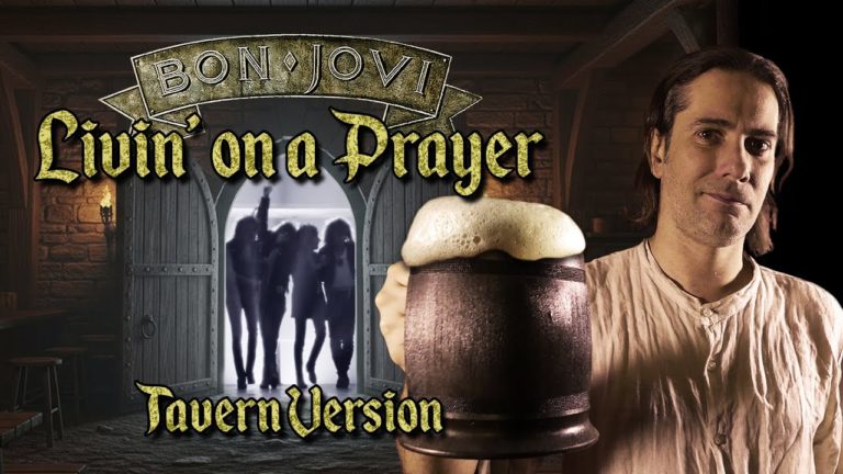 Bardcore Musician Algal the Bard Transforms Bon Jovi’s “Livin’ on a Prayer” Into a Rousing Medieval Tavern Anthem