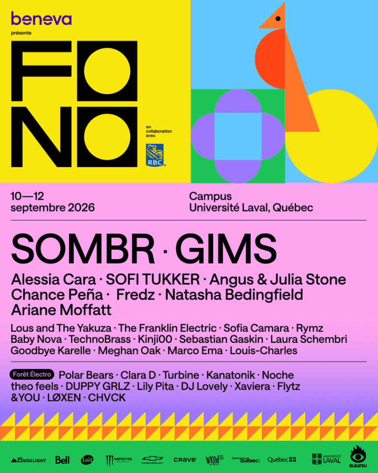GIMS, Sombr, Sofi Tukker, And Alessia Cara Lead Festival Fono’s Massive 2026 Quebec City Lineup