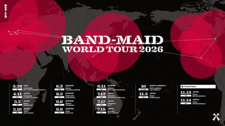 BAND-MAID’s 2026 World Tour Culminates at Nippon Budokan Before a Strategic Hiatus and 2028 Return